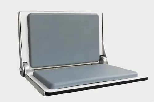Miniatura 7 de Cojín de espuma para asiento de ducha, impermeable y antideslizante, fácil de limpiar, color plateado
