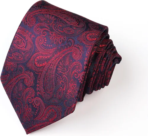 Miniatura 104 de WeiShang Lote de 6 corbatas clásicas de seda para hombre, corbatas tejidas jacquard