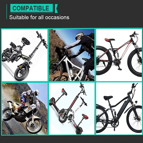 Miniatura 7 de Amortiguadores de resorte para bicicleta WHQ 125mm 150mm 165mm 190mm MTB XC de montaña con amortiguación trasera para bicicleta eléctrica