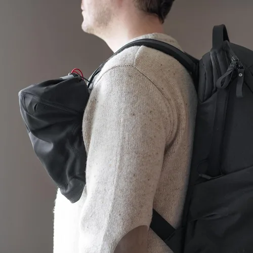 Miniatura 7 de Peak Design Funda de lluvia Shell para cámara, pequeña, cubierta de lluvia resistente a la intemperie para cámara DSLR, tela de neopreno elástica