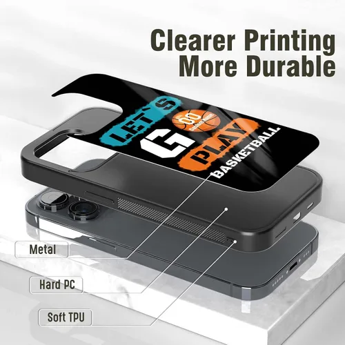 Miniatura 4 de Fundas de teléfono personalizadas de baloncesto para iPhone 11 12 13 14 15 16 17 Pro Max Plus Mini Xr Xs, para Samsung S20 S21 S22 S23 S24 S25 S26