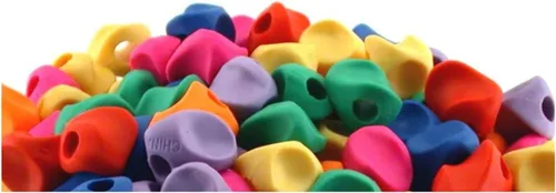 Miniatura 4 de The Pencil Grip Paquete de 50 mini empuñaduras para lápices, varios colores brillantes (TPG-17550)