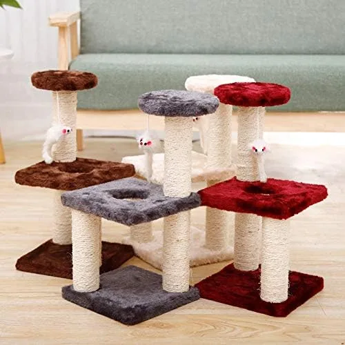 Miniatura 7 de Rascador de gato con marco de escalada para gatos, juguete para gato, cuerda de sisal, árbol de gato, gatito, parque infantil, muebles para mascotas