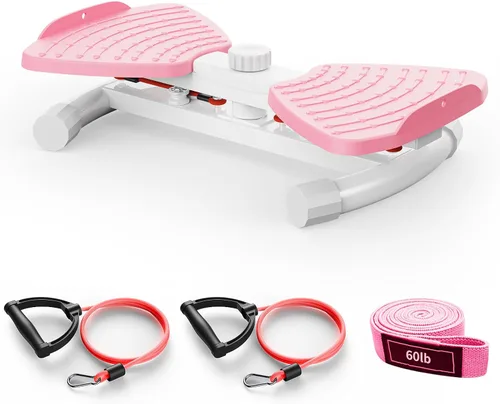 Miniatura 9 de Waist Twister Machine with Resistance Band, Silent Exercise Twist Board for Core & Belly Fat Workout, Non-Slip Home Fitness Disc for Men & Women
