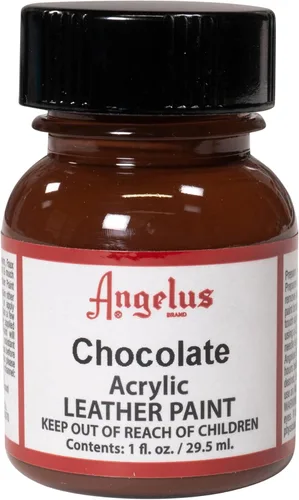 Miniatura 145 de Angelus - Pintura acrílica para cuero, 4 Fl Oz, color blanco - Pintura para cuero profesional flexible, resistente a grietas, arañazos