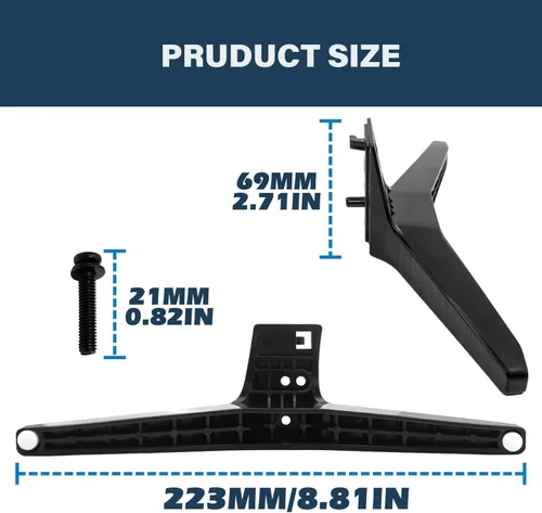 Miniatura 6 de Reemplazo de patas de TV LG para LG de 65 pulgadas y patas de repuesto de TV LG de 60 pulgadas con tornillos, compatible con modelos LG 60UJ6050