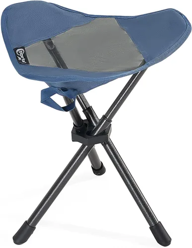 Miniatura 9 de Portal Taburete plegable para camping, portátil, plegable, asiento trípode para senderismo, caza, caminata, pesca, viajes, al aire libre
