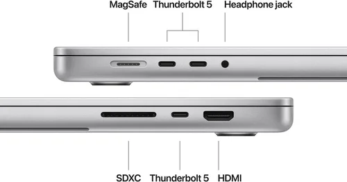 Miniatura 5 de Apple Apple CTO MacBook Pro de 16 pulgadas con chip M4 Max con CPU de 16 núcleos, GPU de 40 núcleos, memoria de 64 GB, SSD de 1 TB, estándar