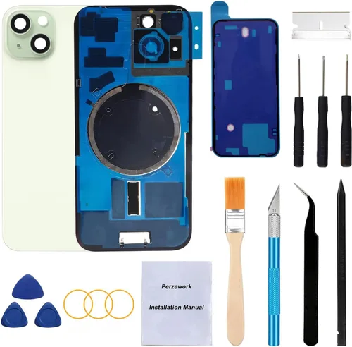 Miniatura 28 de Reemplazo de cristal trasero OEM para iPhone Xs de 5.8 pulgadas con kit de herramientas de reparación y adhesivo preinstalado (Oro)