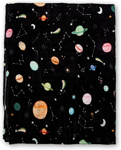 Miniatura 14 de Loulou Lollipop – Manta suave de muselina para bebé, manta de recepción premium, manta envolvente para bebe de 47" x 47" para niñas y niños Safari