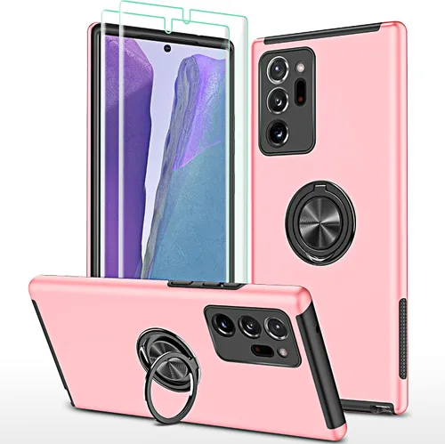 Miniatura 17 de Funda para Galaxy Note 20 Ultra, con protector de pantalla de TPU flexible autorreparable [2 unidades] y cubierta de cámara deslizante, soporte