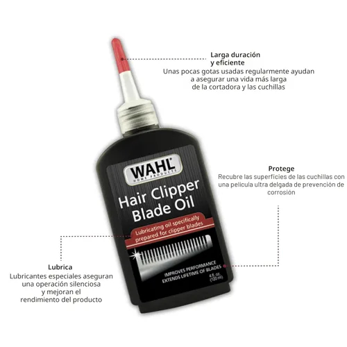 Miniatura 2 de Cuchilla para cortar cabello Wahl, 4 onzas de aceite. N.°3310-300.