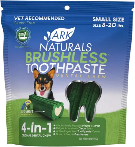 Miniatura 13 de Ark Naturals Pasta Dental Suave Sin Cepillo, Masticables Dentales para Perros de Razas Pequeñas, Refresca el Aliento, Textura Única Ayuda a Reducir