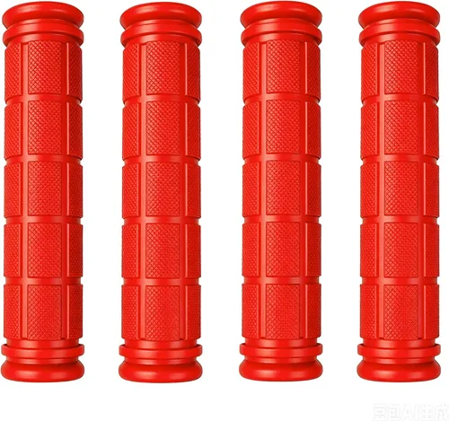 Miniatura 16 de 2 pares de puños/mangos para manillar de bicicleta con empuñaduras de hongo para bicicletas BMX/de carretera/de montaña