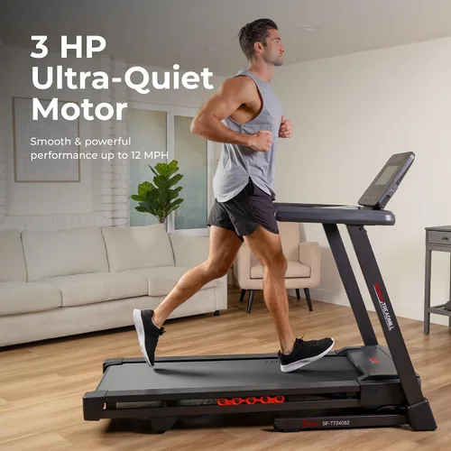 Miniatura 3 de Sunny Health & Fitness Exercise Treadmills Double Deck Sizes and Incline Features with Bluetooth & SunnyFit App