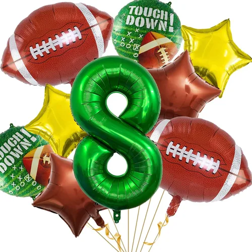 Miniatura 12 de Set de Globos de Fútbol Decoraciones para Fiesta de Cumpleaños de Fútbol Decoraciones de Partido de Fútbol Tema Deportivo para Cumpleaños