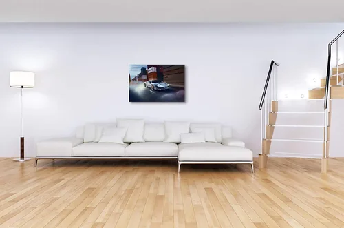 Miniatura 2 de XOTIKS Ferrari 488 Pista - Arte Fino Giclée Canvas Print Photo Wall Art Display. Estilo profesional de galería, listo para colgar. (702)