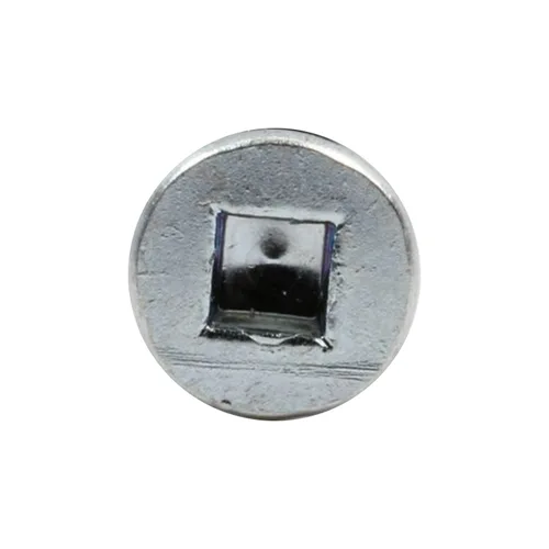 Miniatura 2 de Rok Hardware Paquete de 100 tornillos para madera de cabeza cuadrada plana de rosca gruesa #8 x 1-1/2 pulgadas, tipo zinc 17 MDF