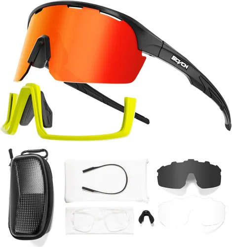 SCVCN Gafas de ciclismo para hombres y mujeres, gafas de sol polarizadas para deportes MTB, triatlón, bicicleta, correr, golf 03