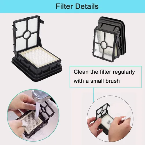 Miniatura 5 de Bvhonwe Paquete de 8 filtros de repuesto 1866 compatibles con aspiradoras Bissell Crosswave 1785 2306 2551 y 2554 CrossWave Cordless Max todo