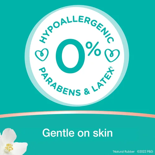 Miniatura 7 de Pampers - Toallitas Clean & Calm, aroma a flores de algodón, 336 toallitas en total (6 paquetes con tapa emergente)