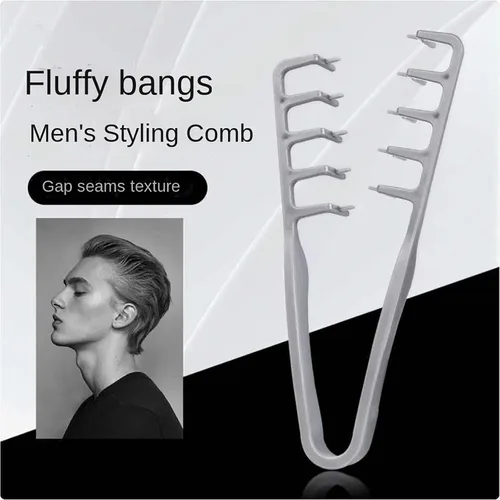 Miniatura 2 de Nowavibe Magic Comb - Peine de peinado con textura para hombres y mujeres, volumen y textura instantáneos, sin roturas ni tirones, estilos en Negro