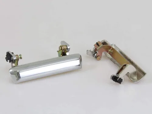 FIT NISSAN DATSUN PICKUP TRUCK 620 UTE 1972-1979 Par cromado manija de puerta exterior