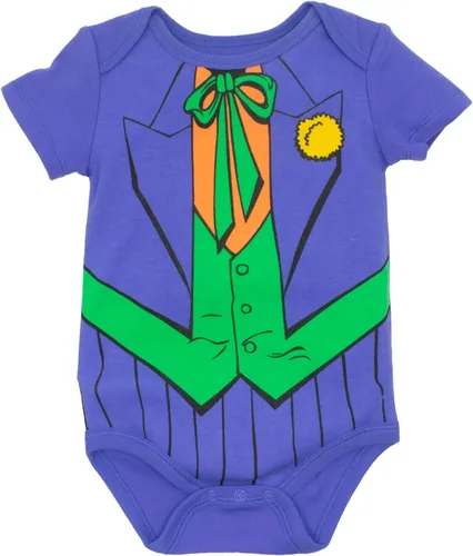 Miniatura 4 de WARNER BROS DC Comics Justice League Batman Robin Riddler Joker Baby 5 Pack Bodysuits Newborn to Infant