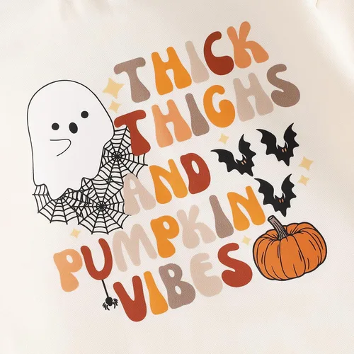 Miniatura 28 de FYBITBO Traje de Halloween para recién nacido, niña y niño, espeluznante temporada, mameluco con burbujas para otoño, Halloween, ropa de bebé