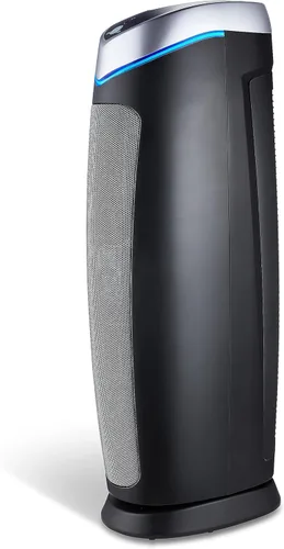 Miniatura 12 de Germ Guardian 3-en-1 UV-C y Sistema de limpieza de aire Digital True HEPA Air – con filtro Pet Pure–28 pulgadas., AC5250PT, Negro, 1, 1