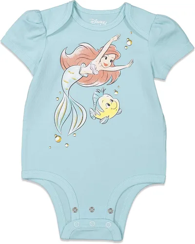 Miniatura 2 de Disney Body unisex de manga corta de algodón elástico orgánico para bebé paquete de 3