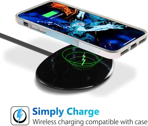Miniatura 8 de luolnh Funda dorada brillante compatible con iPhone 15 Plus, diseño de mármol, a prueba de golpes, delgada y suave, funda de silicona para iPhone 15