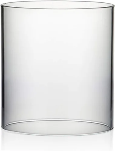 Miniatura 25 de WGVI Funda para portavelas Hurricane, ancho de 2 pulgadas, altura de 12 pulgadas, portavelas cilíndrico de vidrio transparente, tubo de chimenea
