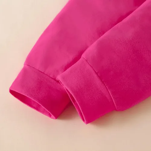 Miniatura 7 de Fullfamous Conjunto de mameluco y pantalón de manga larga con volantes para niña de 3 piezas