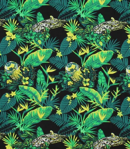 Miniatura 5 de Star Wars Millennium Falcon and R2-D2 Tropical Hawaiian Camisa para hombre