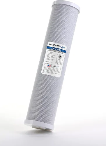Miniatura 7 de Hydronix CB-45-2005 NSF Filtro de bloque de carbono de 4.5 pulgadas de diámetro externo x 20 pulgadas de largo, de 5 micrones.