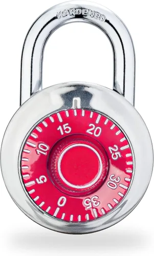 Miniatura 8 de Lock 1 paquetes de cerradura de combinación para casilleros de gimnasio y escuela, candado de combinación segura Mini cerradura de combinación Negro