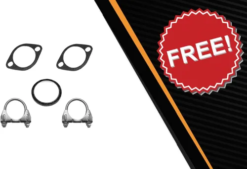 Miniatura 6 de Northeastern Exhaust Conjunto de silenciador central de acero inoxidable y kit de silenciador trasero compatible con Infiniti QX4 2001-2003