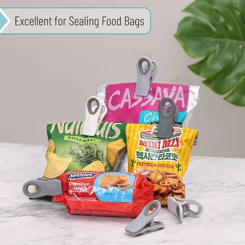 Miniatura 4 de Mr. Pen - Clips Magnéticos para Bolsas de Papas Fritas, Paquete de 6, Clips Grises para Bolsas de Papas Fritas, Clips para Bolsas, Clips para Tonos