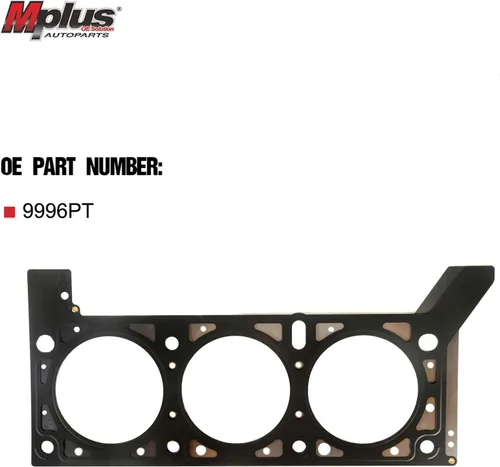 Miniatura 2 de MPLUS 9996PT Junta de culata compatible con 01-10 para Chrysler/para Dodge Volkswagen 3.8L OHV CGUA (lado derecho)