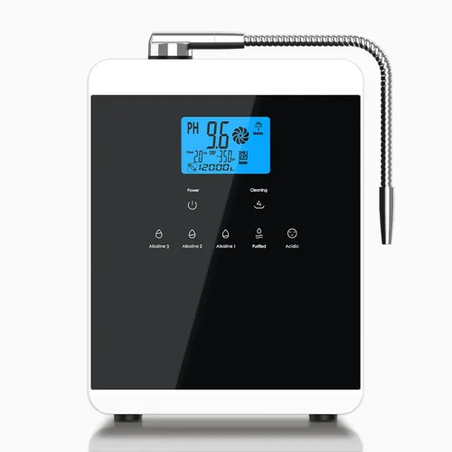 Máquina ionizadora de agua alcalina para el hogar, 11 placas de titanio, máquina de agua alcalina, purificador de agua ácido pH 4-10.5, filtro de