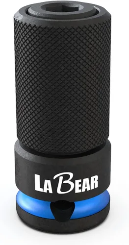 Miniatura 10 de LABEAR - Adaptador de llave de impacto, 1/2 "hembra a convertidor hexagonal de 7/16", liberación rápida, mandril de cambio rápido, adaptador