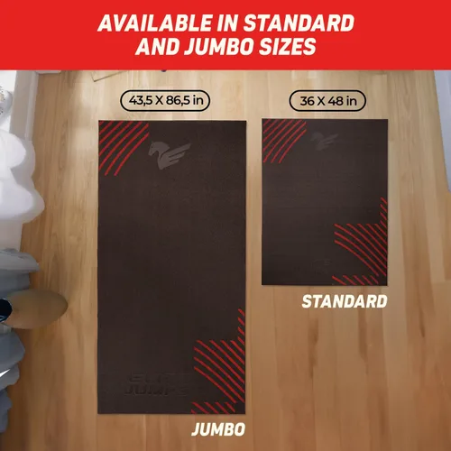 Miniatura 3 de EliteSRS Jumps Premium - Alfombrilla antideslizante de gran formato para entrenamiento en casa, adecuada para todas las superficies