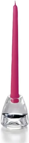 Miniatura 61 de yummi Velas cónicas color rosa claro de 12 pulgadas, 12 por paquete