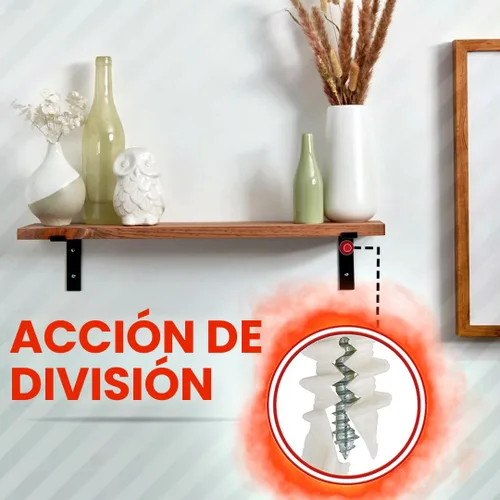 Miniatura 6 de CrimsonMark Juego de 120 piezas de anclajes y tornillos autoperforantes #8 para paneles de yeso #8 x 1-1/4" - Magníficos anclajes de pared