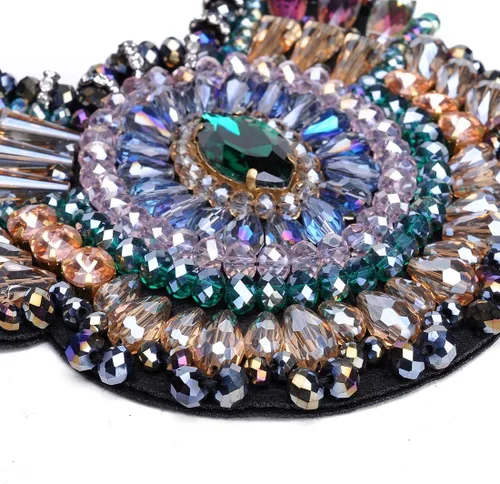 Miniatura 5 de Collar de cristal con estrás, gargantilla gruesa, collar con colgante, collar de moda para mujer