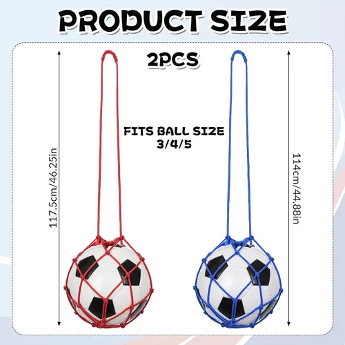 Miniatura 2 de 2 unidades de pelota de fútbol para entrenamiento de retorno, red de entrenamiento de fútbol para patadas de fútbol, para pelotas de tamaño 3, 4, 5