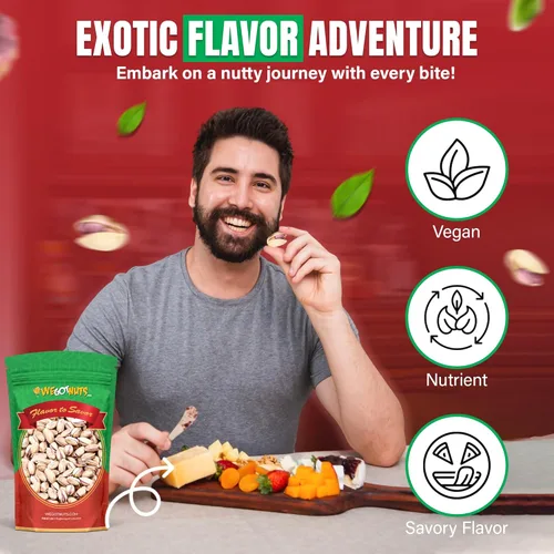 Miniatura 6 de We Got Nuts - Pistachos turcos antep de 5 libras (80 onzas) – Pistachos tostados Kosher de calidad premium – Aperitivo de sabor rico natural