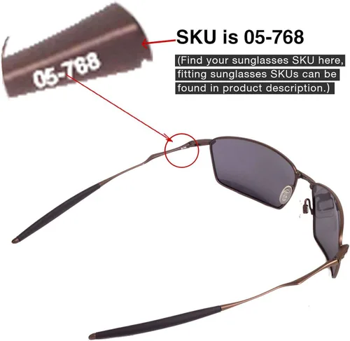 Miniatura 4 de Walleva - Lentes de repuesto para gafas de sol Oakley Square 8 opciones disponibles