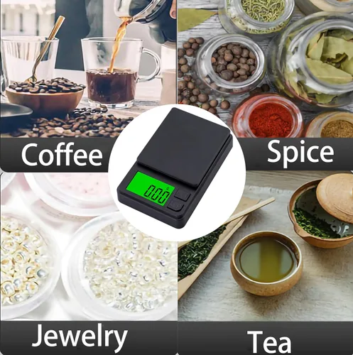 Miniatura 3 de Báscula digital de bolsillo de 35.27 oz x 0.00 oz, báscula de gramos, báscula digital de gramos, báscula de alimentos, báscula de joyería, báscula